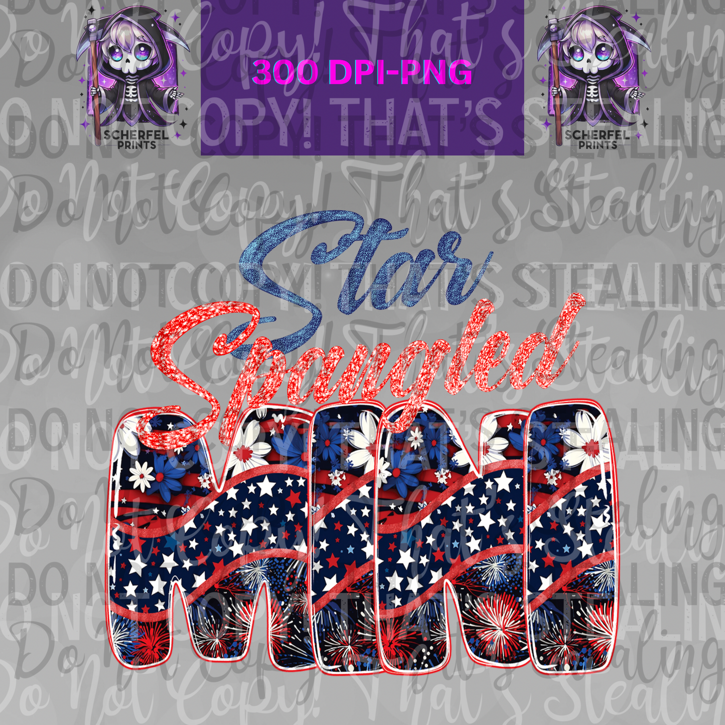 Star Spangled Mini PNG