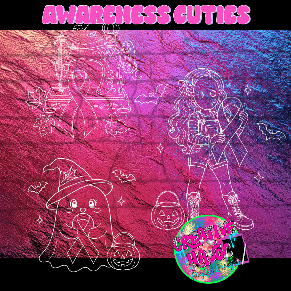 Awareness Cuties Commercial Outline bundle