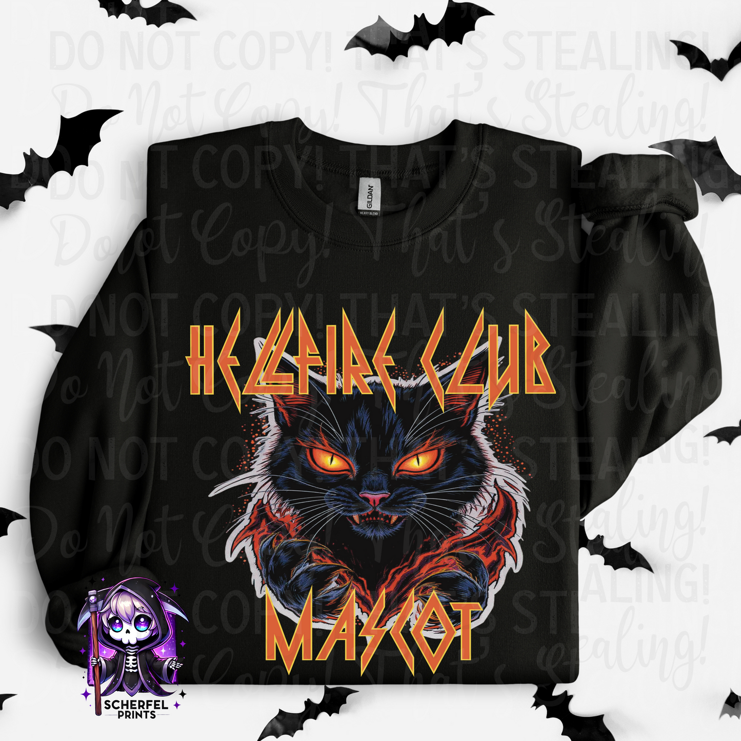 Hellfire club mascot Adult Graphic CREWNECK