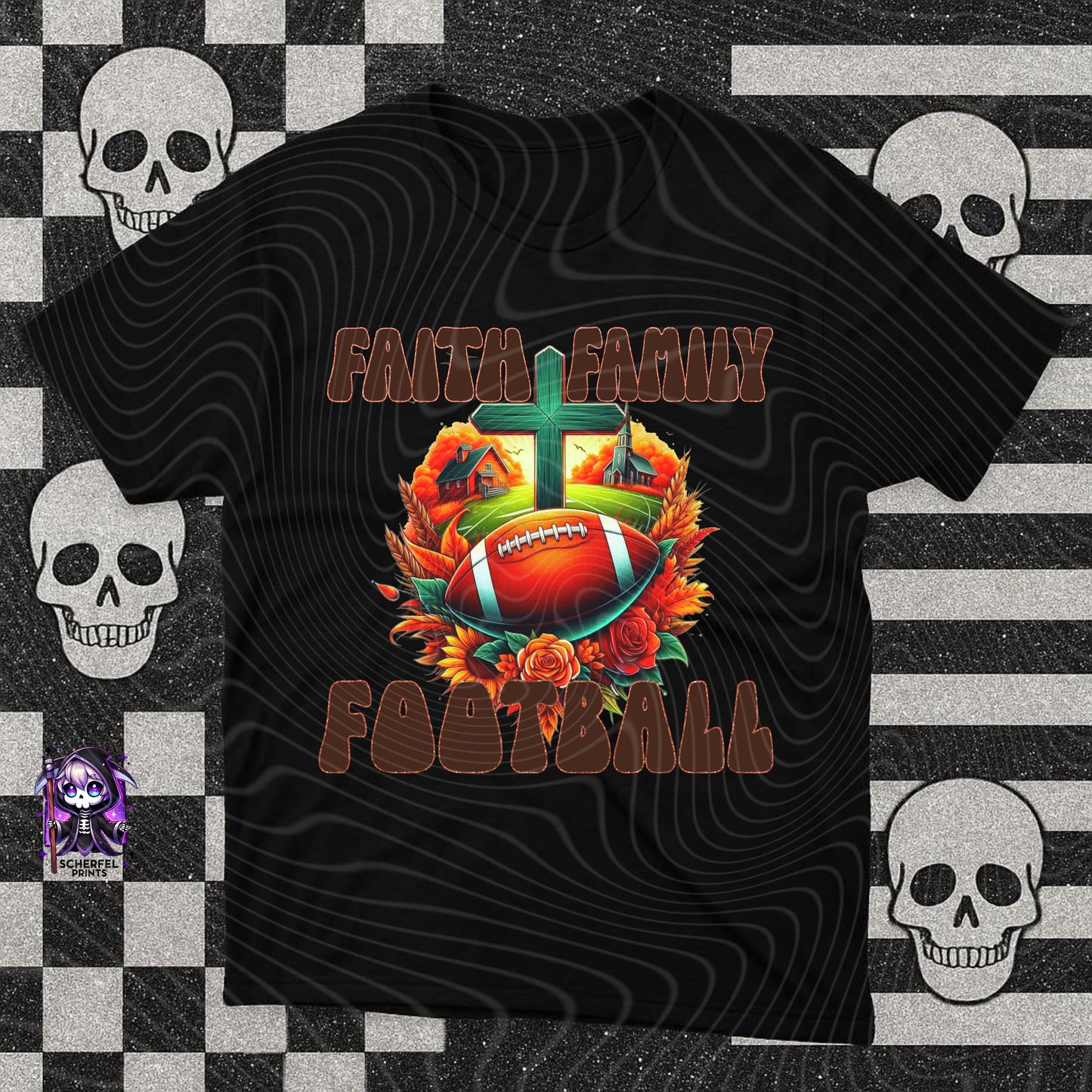 Faith Family Football PNG