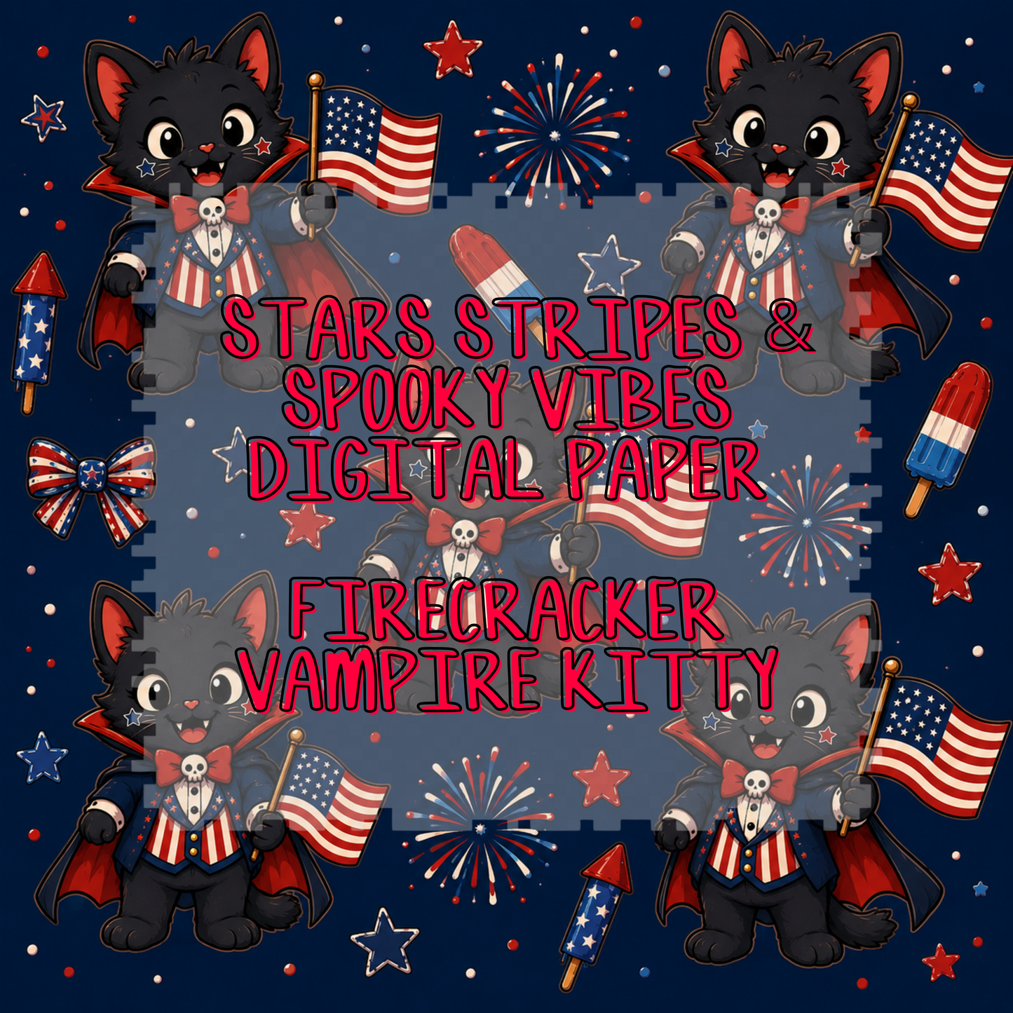 Stars Stripes and Spooky Vibes Element Collab with Savage Soul Digital