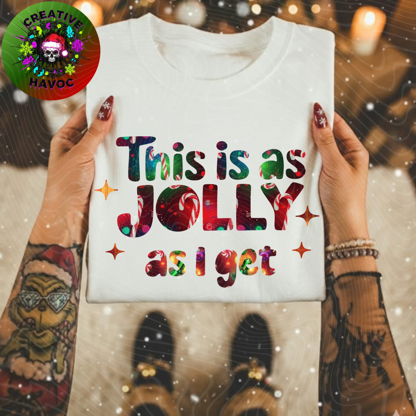 This Is As JOLLY As I Get – Christmas PNG Design