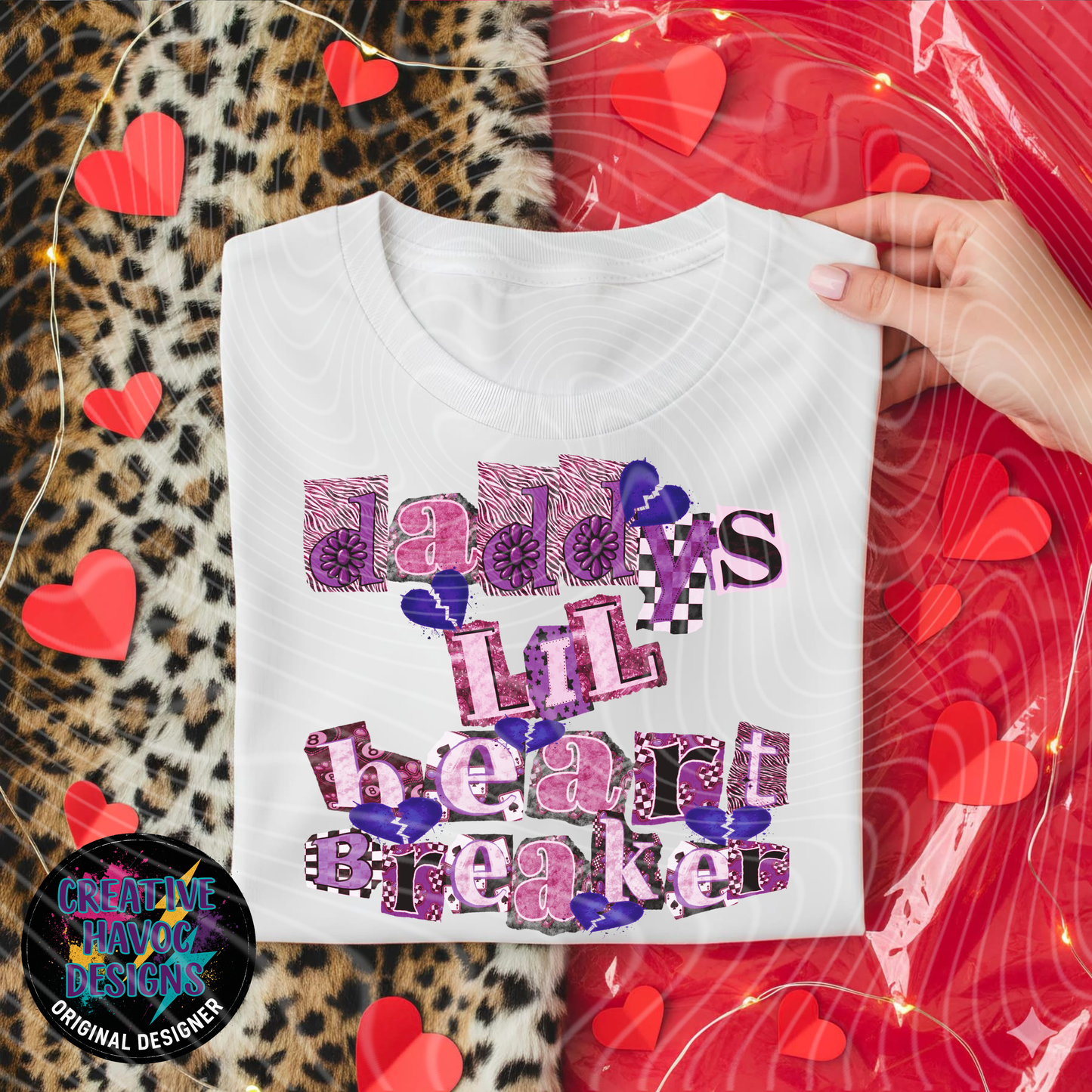 Purple Heartbreaker Digital PNG
