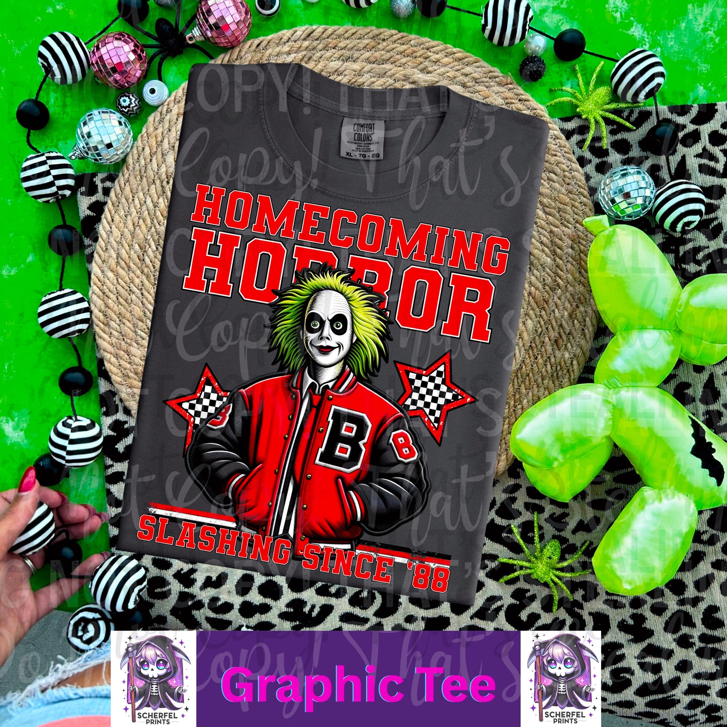 Juice man Homecoming Horror Adult Graphic Tee