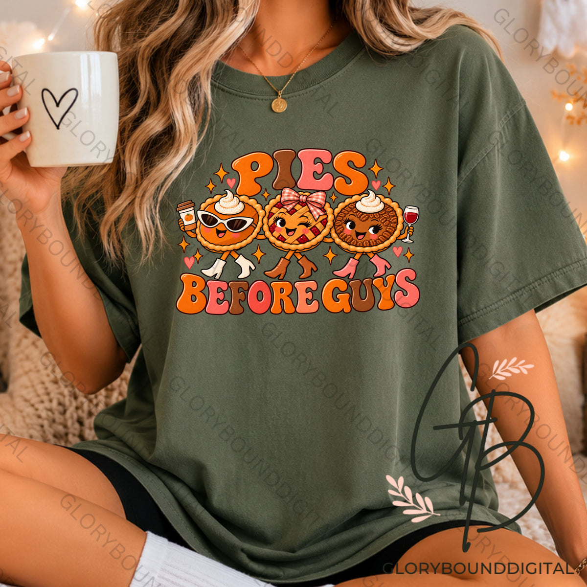 Pies Before Guys Collab | Funny Thanksgiving Finished PNG Bundle