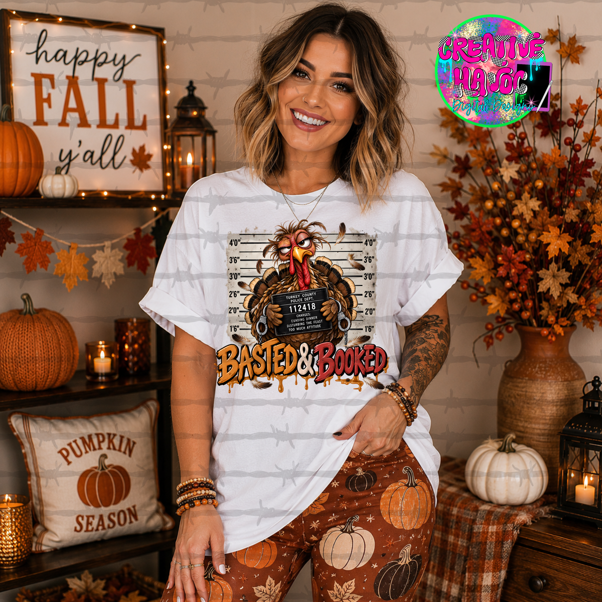 TURKEY & CHAOS CLUB PNG Collab | Fall & Thanksgiving Digital Designs