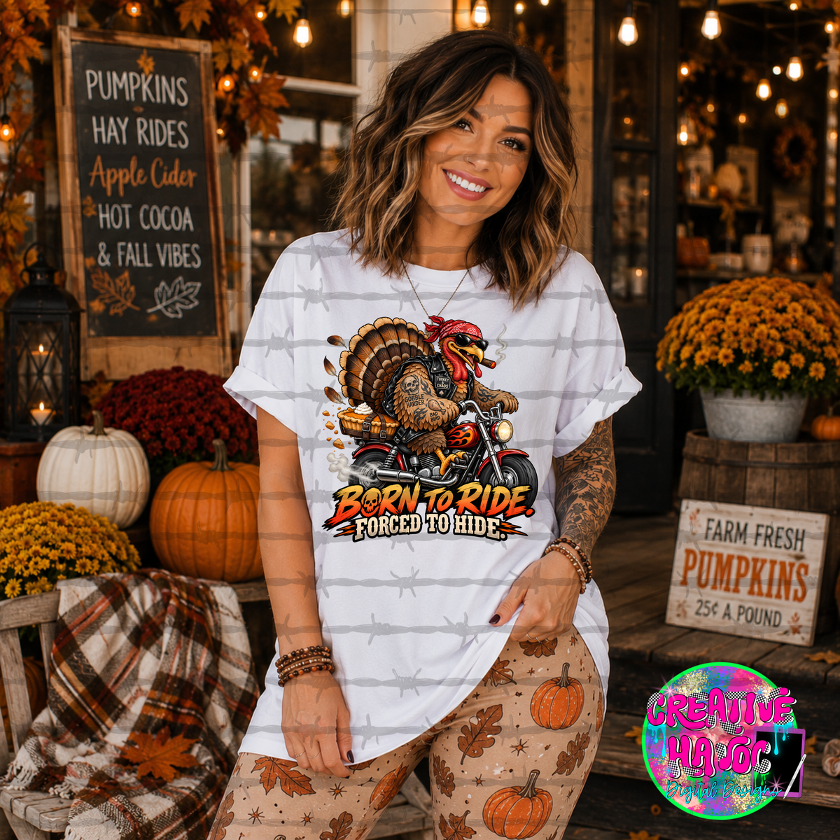 TURKEY & CHAOS CLUB PNG Collab | Fall & Thanksgiving Digital Designs