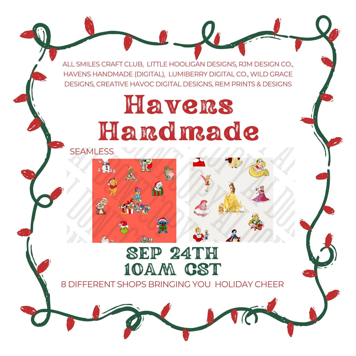 CHRISTMAS Collab | 8-Shop Christmas Digital Bundle designer preview 5