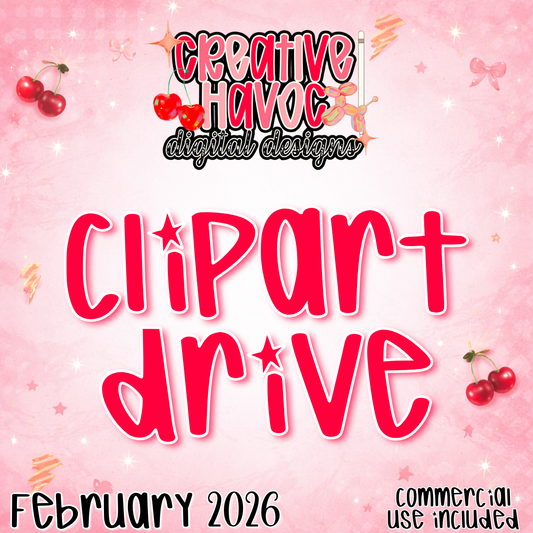 FEBRUARY 2026 Clipart Drive