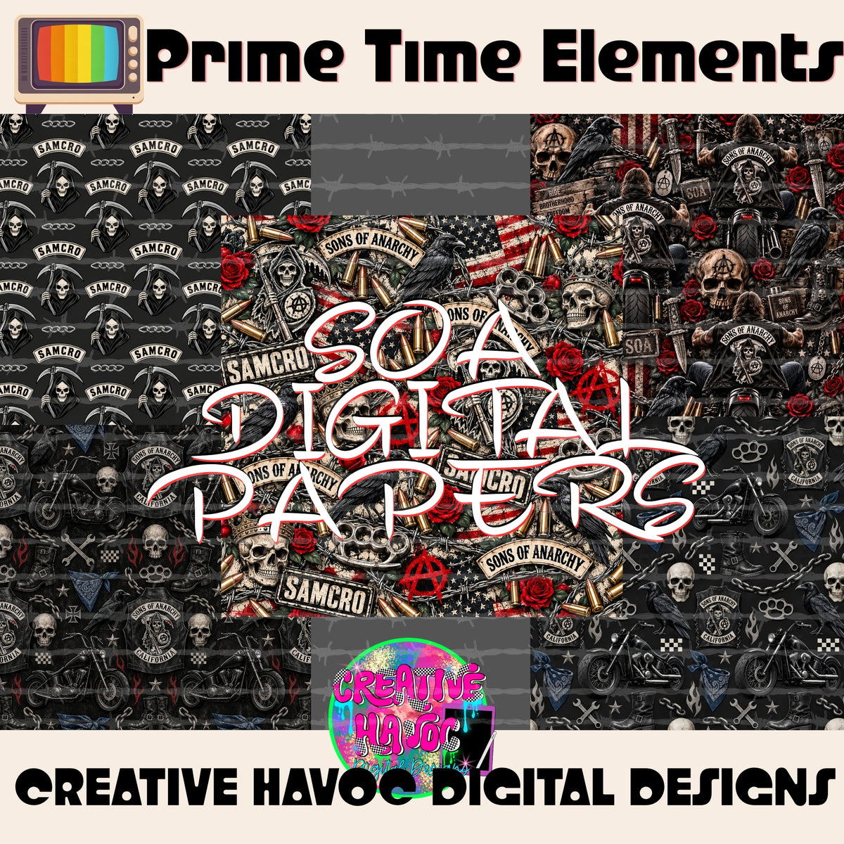 Prime Time Elements Collab | Designer Tools Digital Bundle