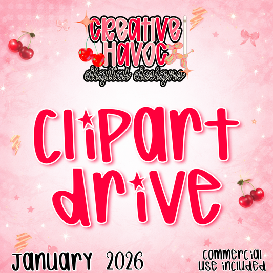 January 2026 Clipart Drive