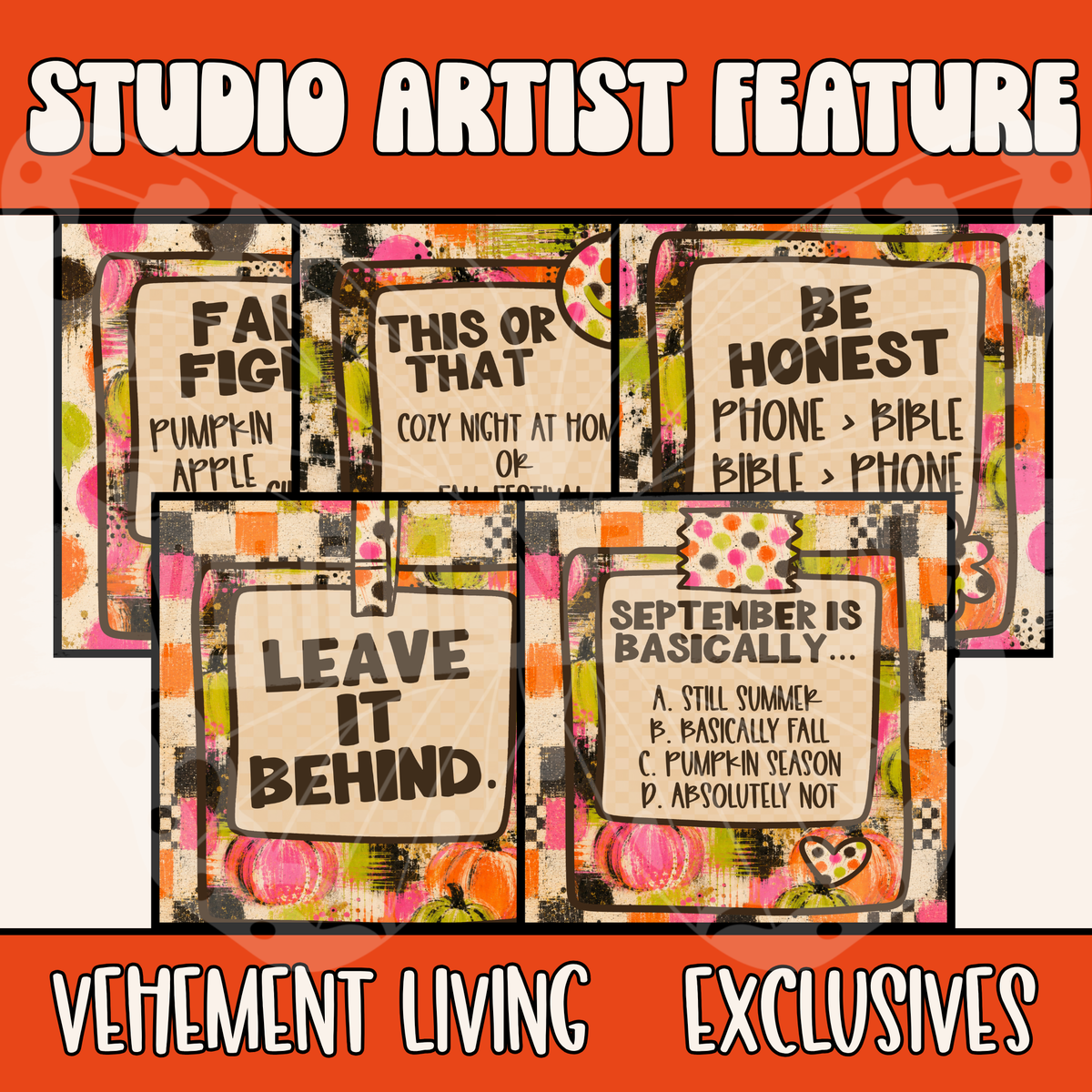 The Studio Collective SEPTEMBER monthly drive