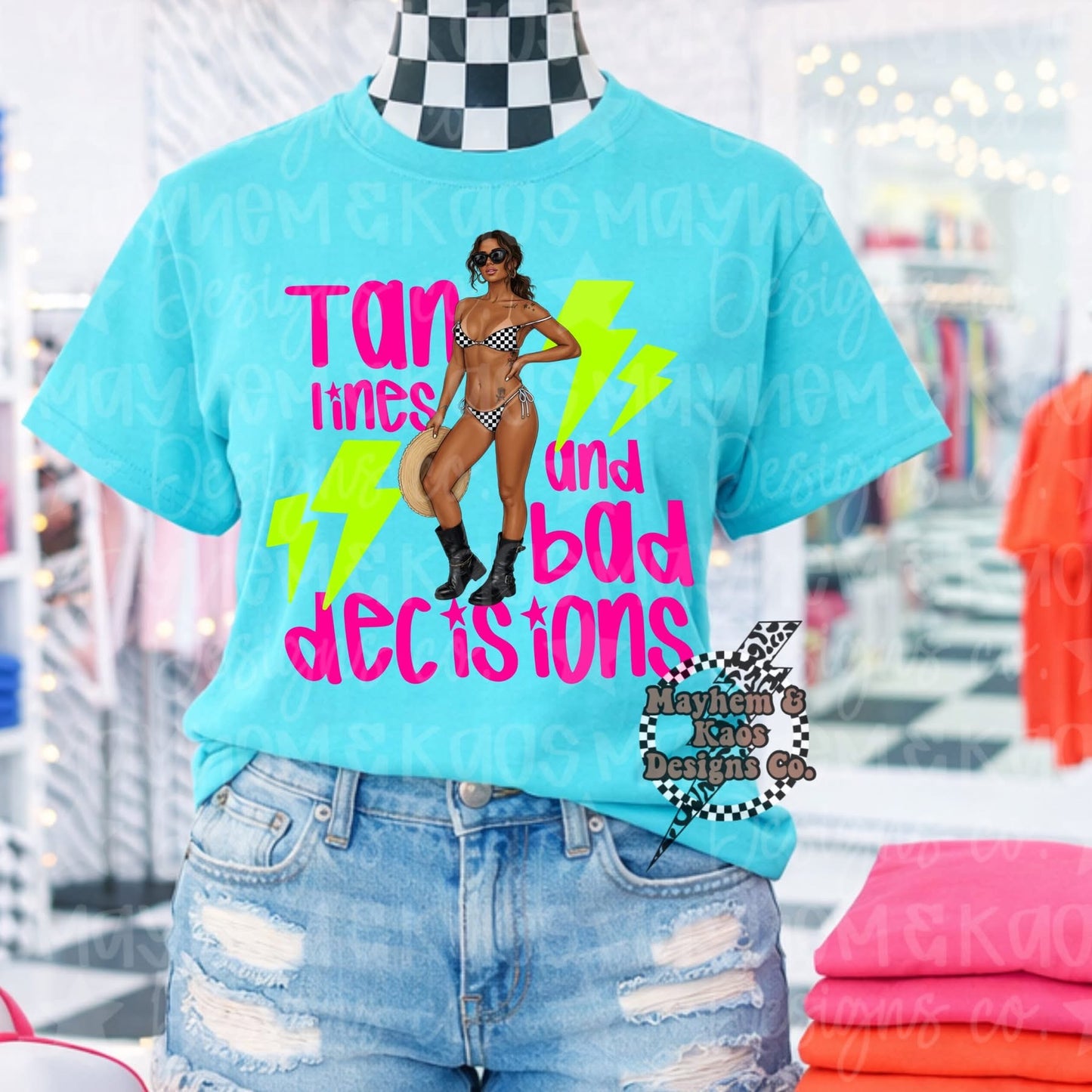 Tan lines and bad decisions collab