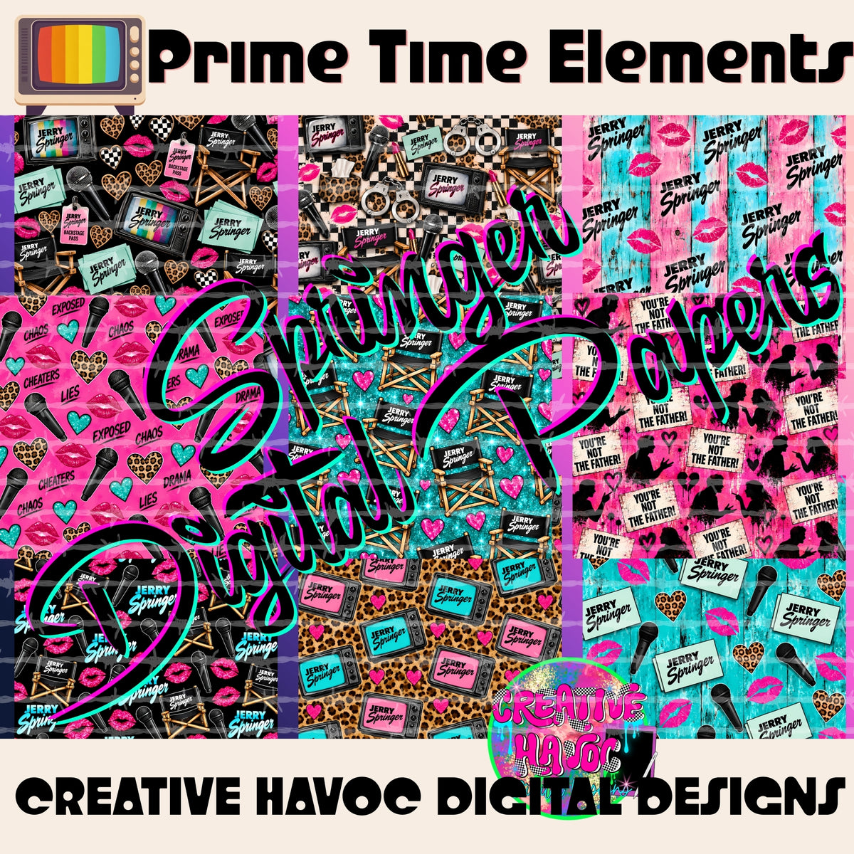 Prime Time Elements Collab | Designer Tools Digital Bundle