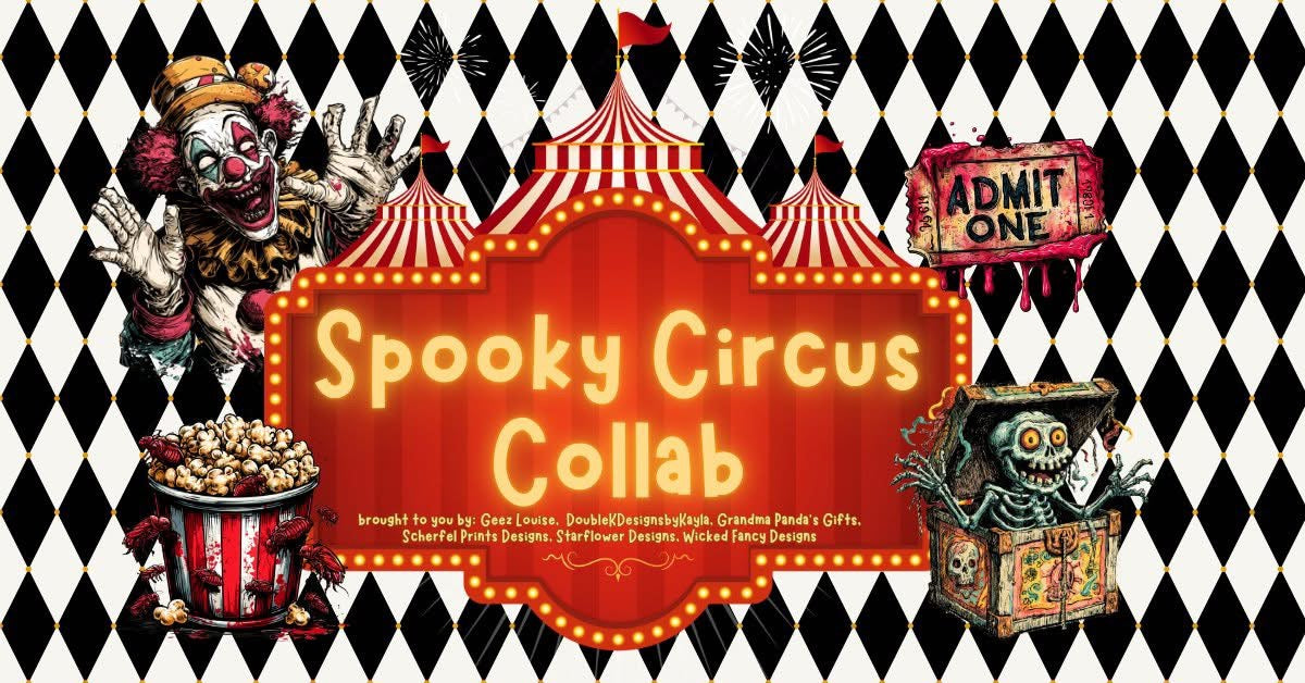 Spooky Circus Collab - PNG Digital Designs