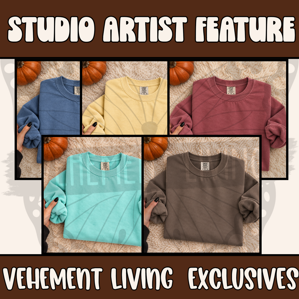 The Studio Collective: October Monthly Digital Design Drive design preview 2