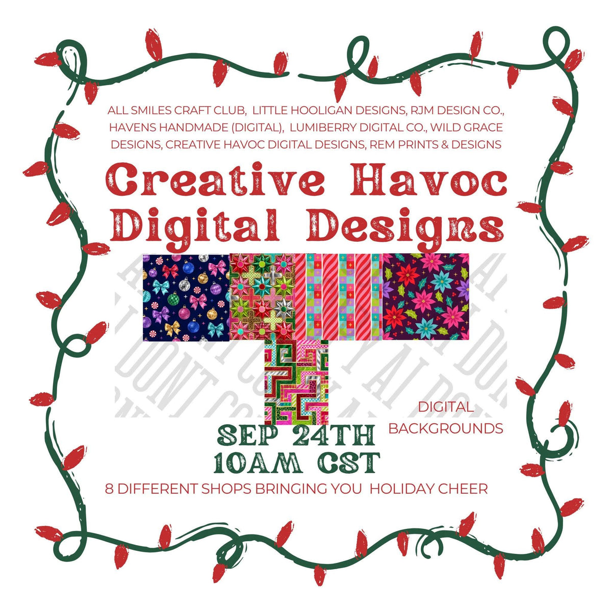 CHRISTMAS Collab | 8-Shop Christmas Digital Bundle designer preview 2