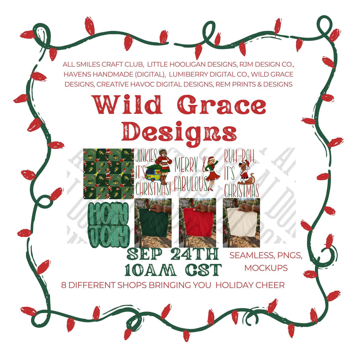 CHRISTMAS Collab | 8-Shop Christmas Digital Bundle designer preview 4