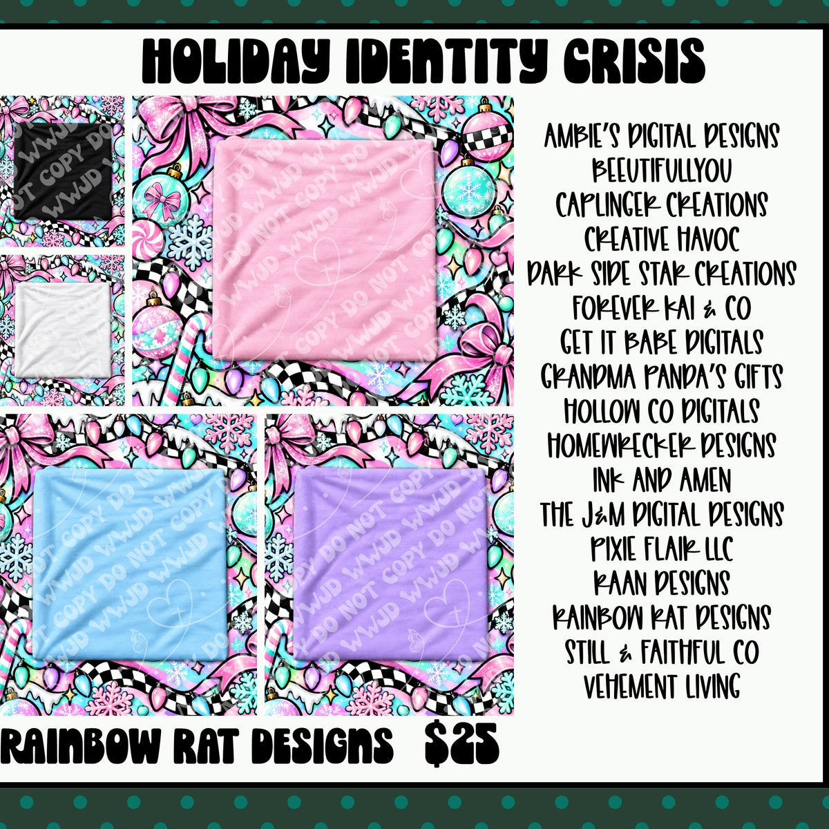Holiday Identity Crisis Collab | Mixed Holiday Digital Design Bundle designer preview 11