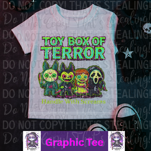 Toy box of Terror Kid Tee