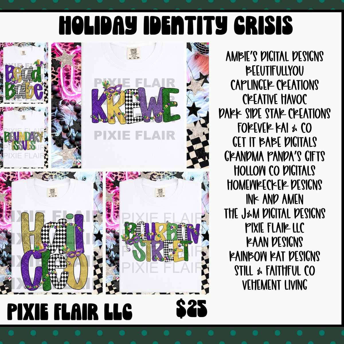Holiday Identity Crisis Collab | Mixed Holiday Digital Design Bundle designer preview 15