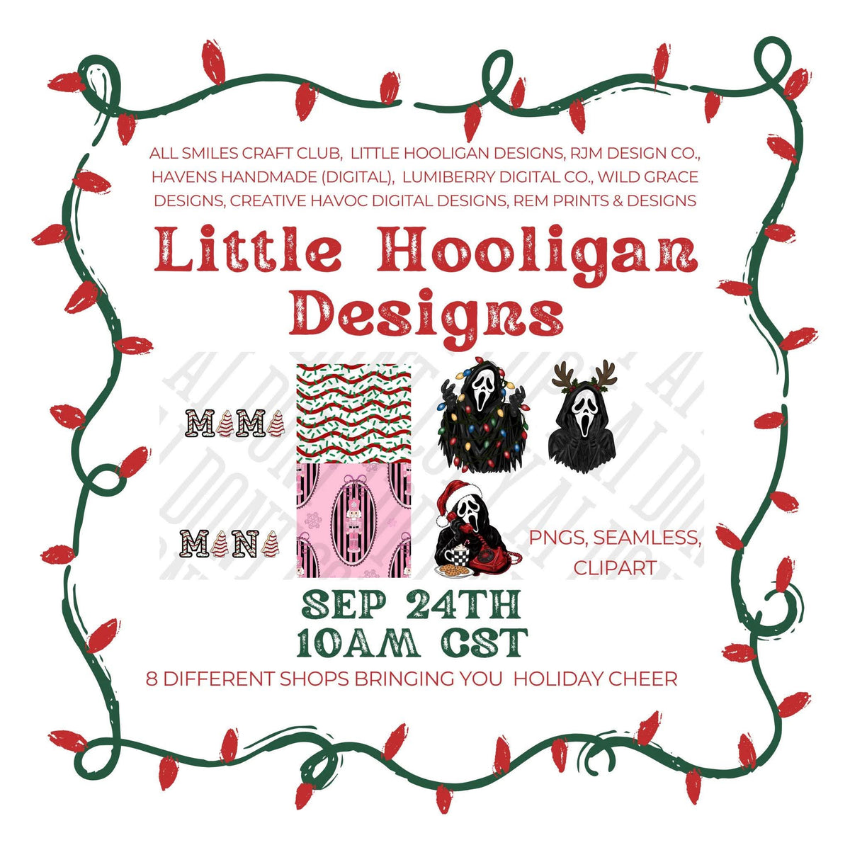 CHRISTMAS Collab | 8-Shop Christmas Digital Bundle designer preview 7