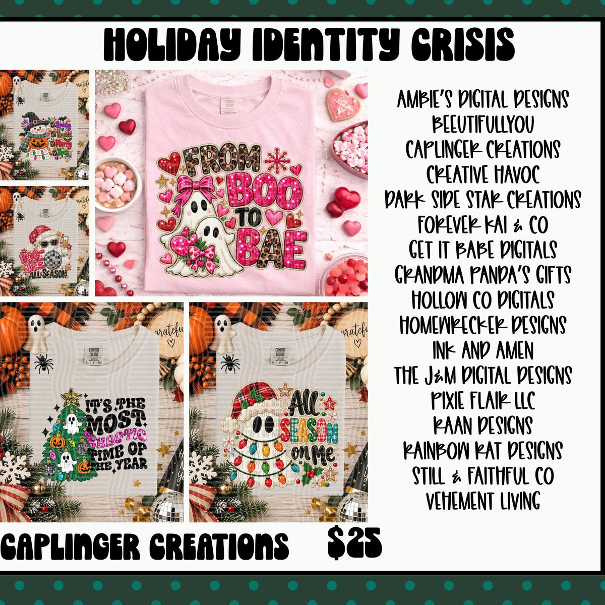 Holiday Identity Crisis Collab | Mixed Holiday Digital Design Bundle designer preview 12
