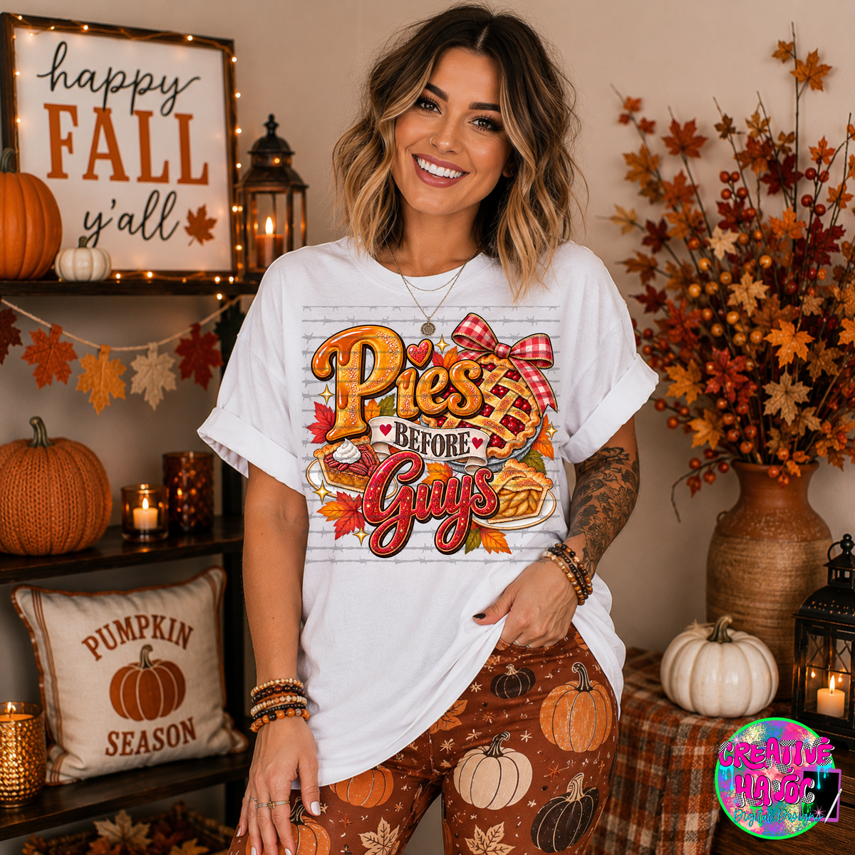 Pies Before Guys Collab | Funny Thanksgiving Finished PNG Bundle