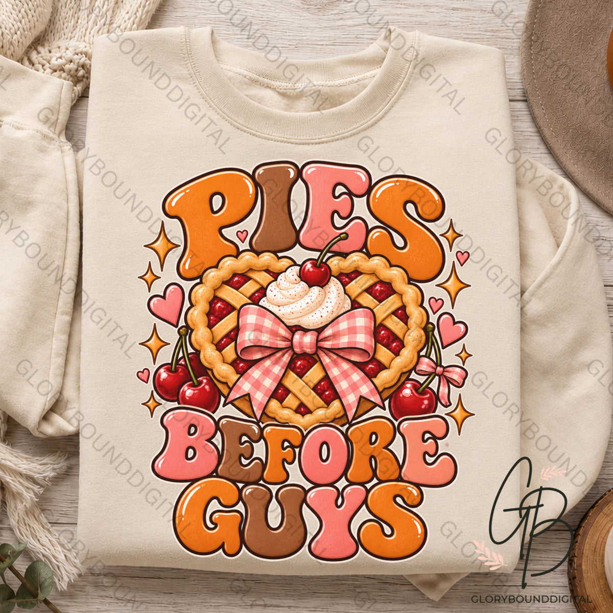 Pies Before Guys Collab | Funny Thanksgiving Finished PNG Bundle