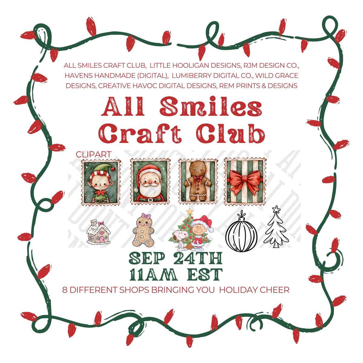 CHRISTMAS Collab | 8-Shop Christmas Digital Bundle designer preview 8