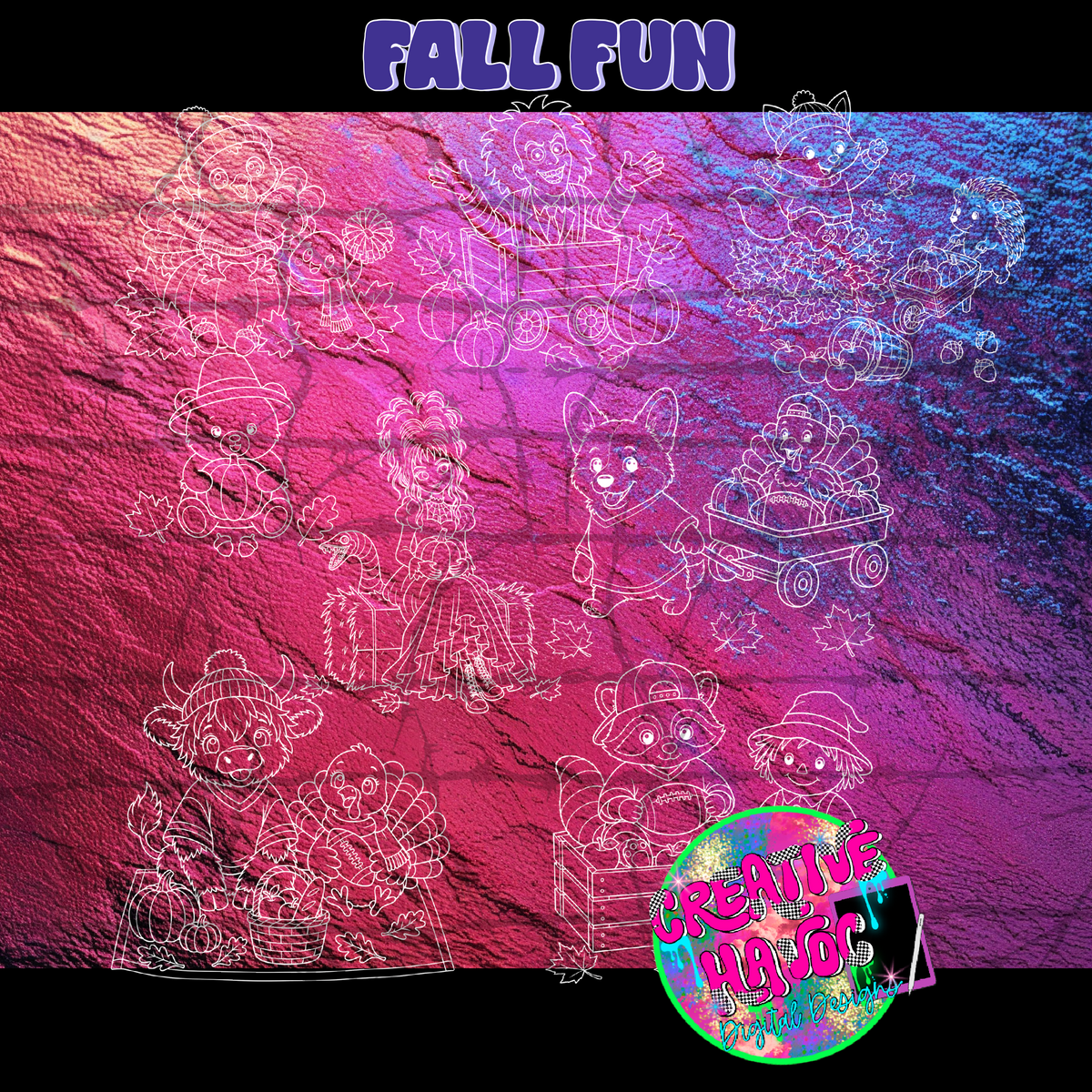 FALL FUN Commercial Outline bundle