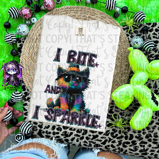 I bite and I sparkle Adult Graphic LONG SLEEVE