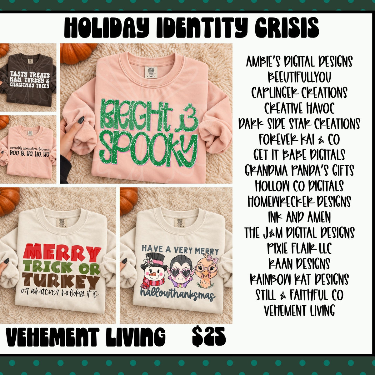 Holiday Identity Crisis Collab | Mixed Holiday Digital Design Bundle designer preview 10