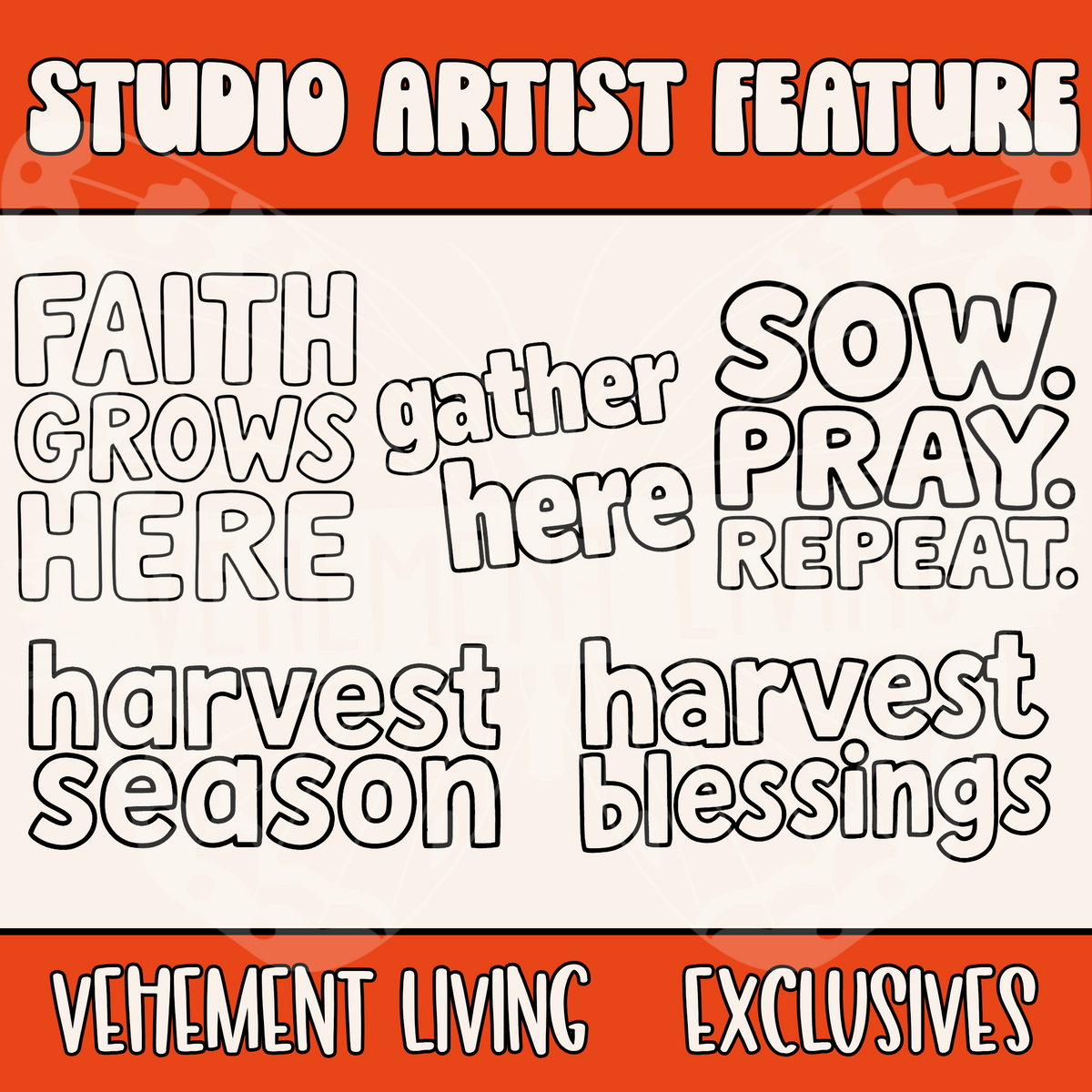The Studio Collective SEPTEMBER monthly drive