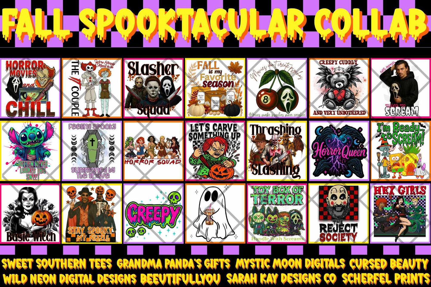 Fall Spooktacular Collab - PNG Digital Designs