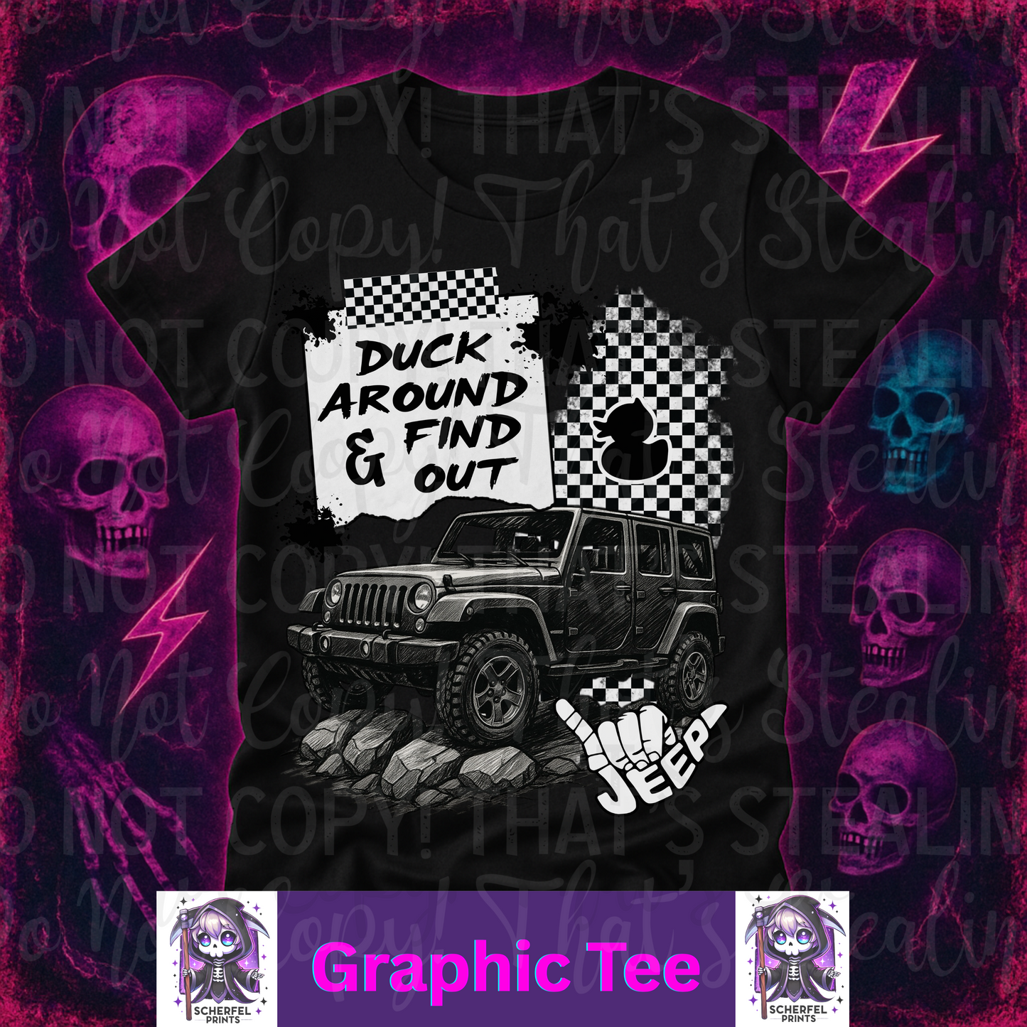 Duck around & Fund out Adult Graphic Tee
