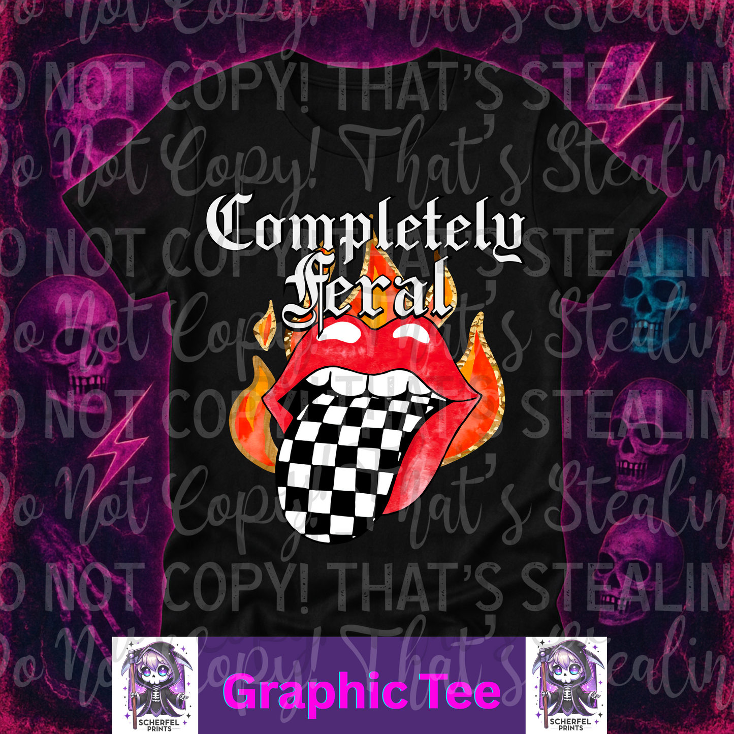 Completely Feral Adult Graphic Tee