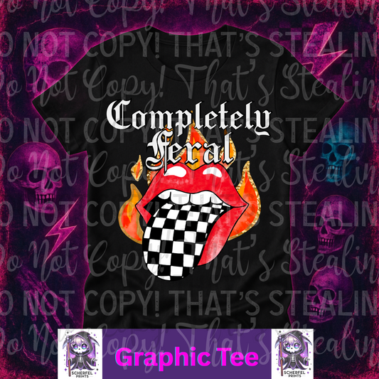 Completely Feral Adult Graphic Tee