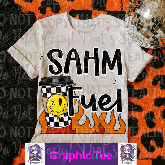 SAHM Fuel coffee Adult Graphic Tee