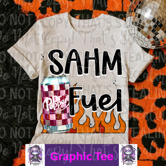 SAHM Fuel Dr Adult Graphic Tee