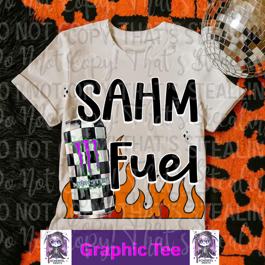SAHM Fuel M Energy Adult Graphic Tee