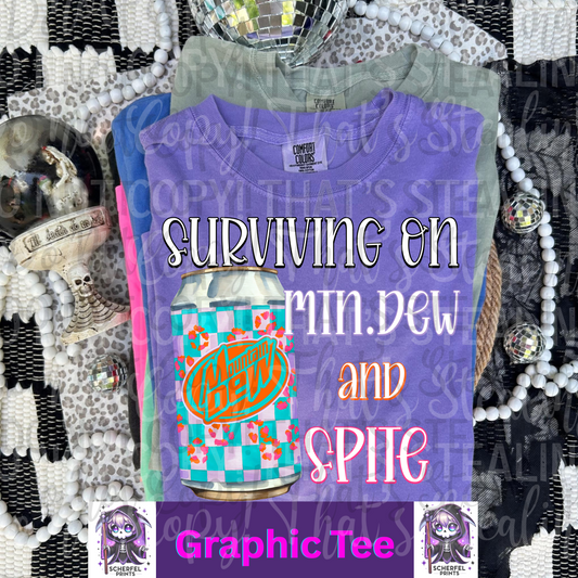 Surviving on M.D. and Spite Adult Graphic Tee