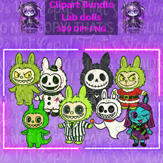 Clipart Bundle – Spooky Cute PNGs