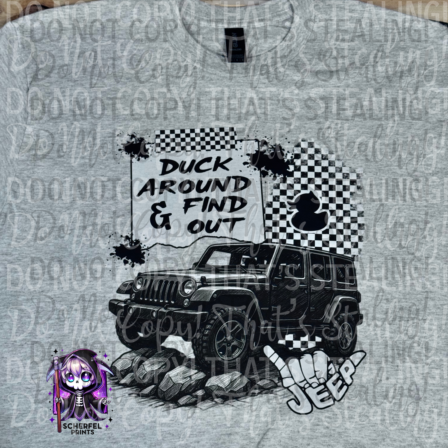 Duck around & Fund out Adult Graphic Tee