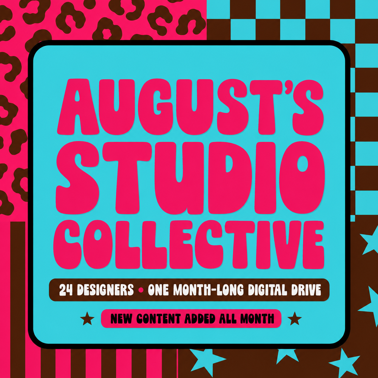 The Studio Collective August monthly drive