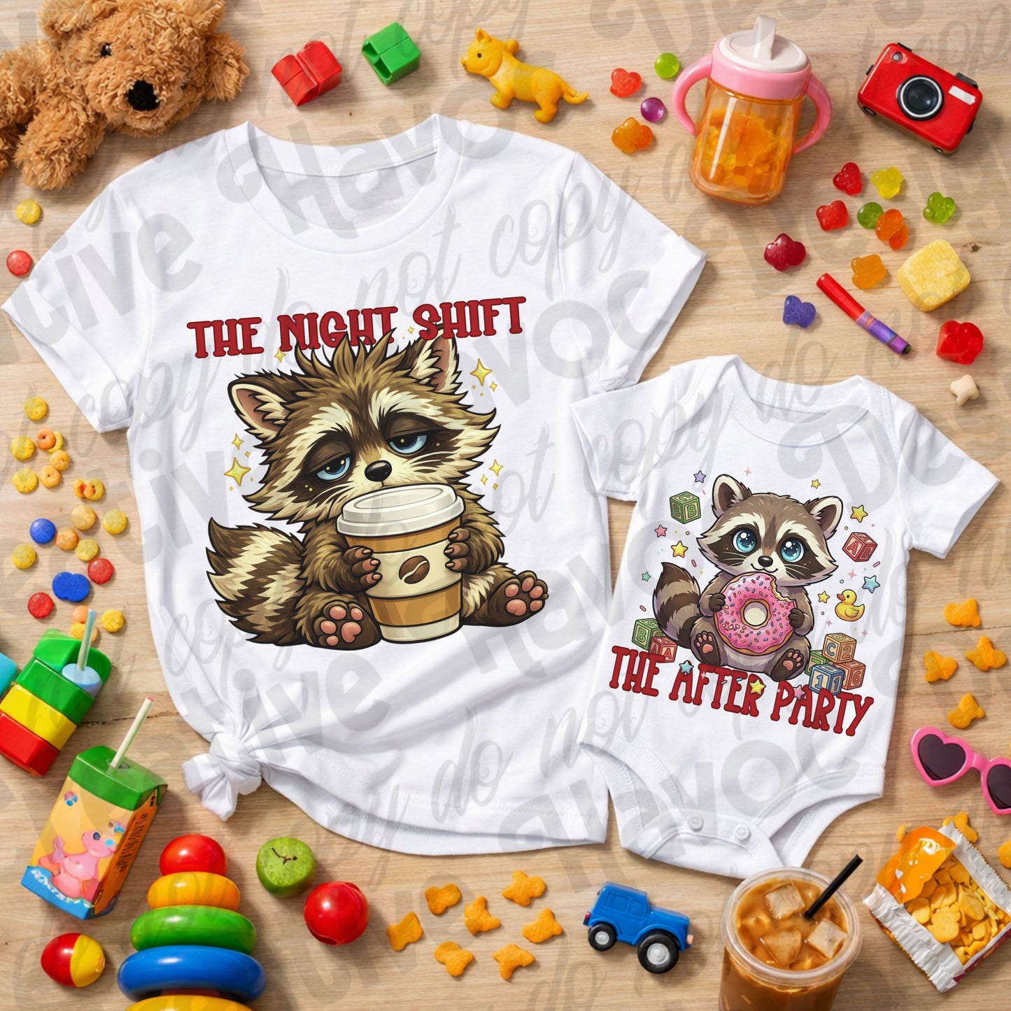 Mommy & Me Chaos Crew PNG Bundle | Matching Mom & Mini Designs | DTF Ready | Kids & Adult Shirt Designs