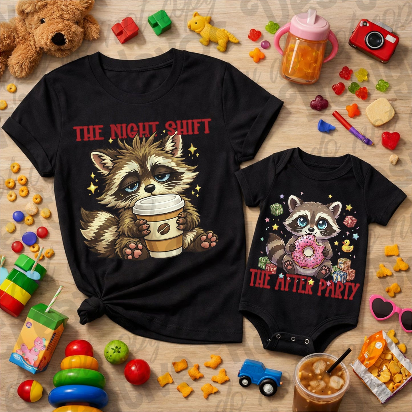 Mommy & Me Chaos Crew PNG Bundle | Matching Mom & Mini Designs | DTF Ready | Kids & Adult Shirt Designs
