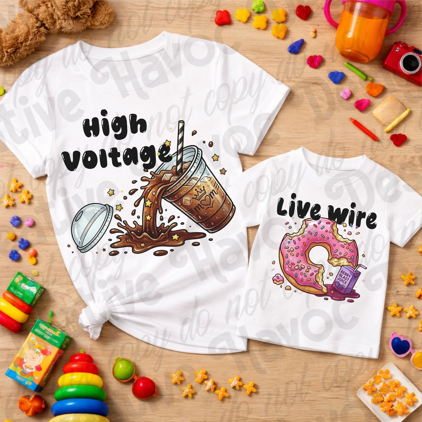 Mommy & Me Chaos Crew PNG Bundle | Matching Mom & Mini Designs | DTF Ready | Kids & Adult Shirt Designs