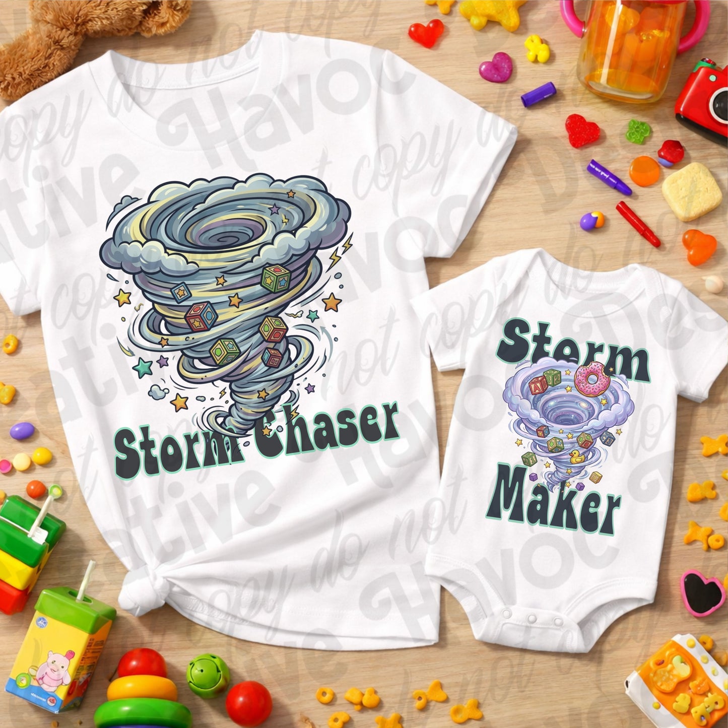 Mommy & Me Chaos Crew PNG Bundle | Matching Mom & Mini Designs | DTF Ready | Kids & Adult Shirt Designs