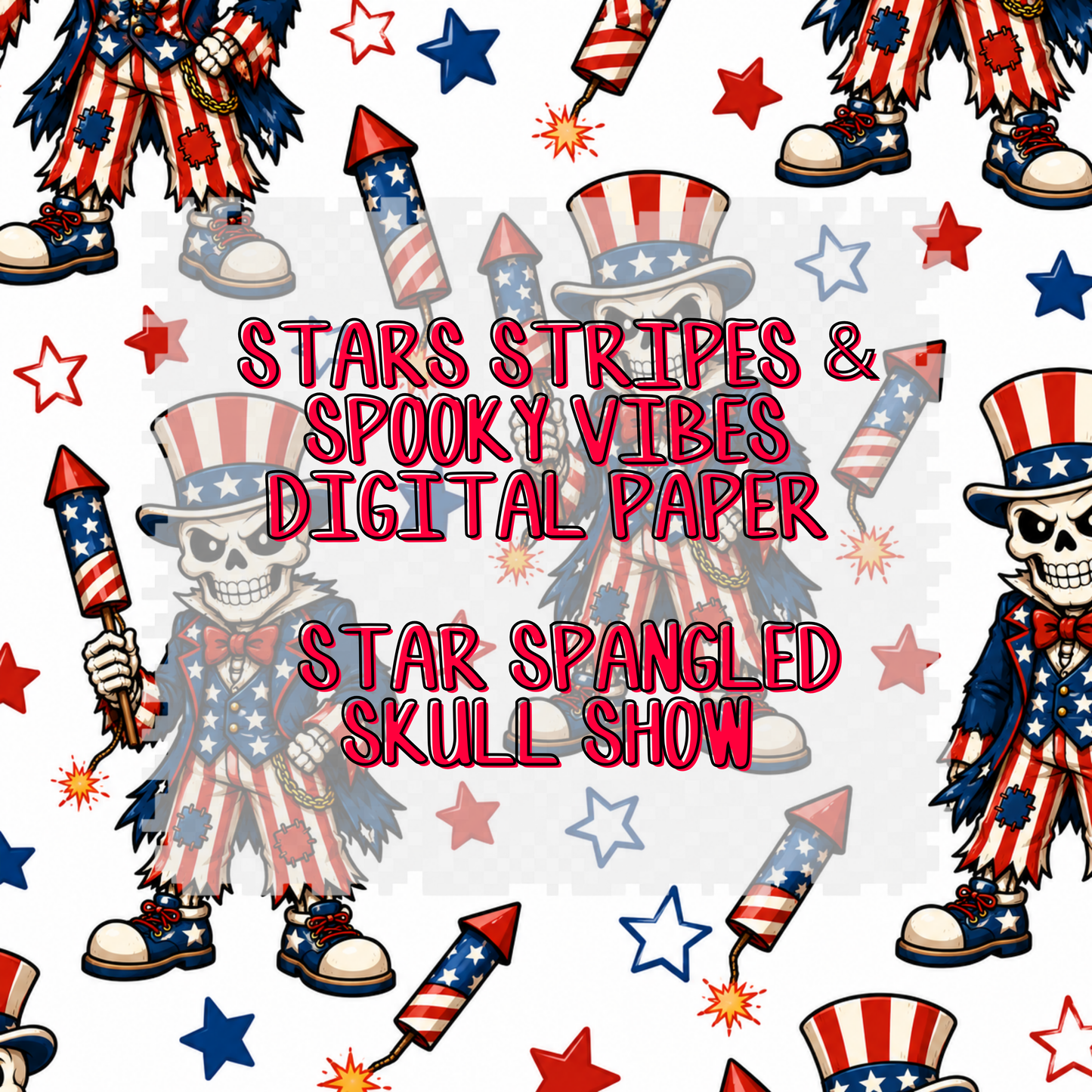 Stars Stripes and Spooky Vibes Element Collab with Savage Soul Digital
